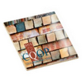 4 1/4" x 4 1/4" White Full Color Ceramic Tile